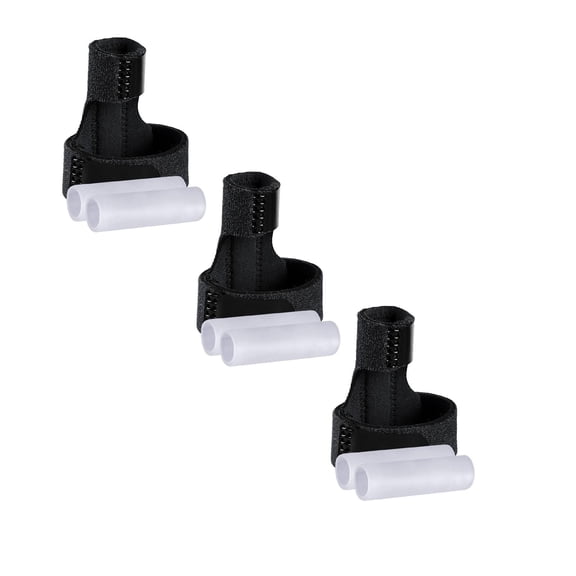 Cosmug 3-Pack Finger Splint Brace with Built-In Aluminum Bar Support, Adjustable Trigger Finger Stabilizer for Index Middle Ring Pinky, Tendon Injury Recovery Mallet Finger Immobilizer Pain Relief