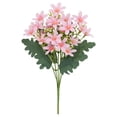 thumbnail image 1 of Cosmug Artificial Flowers Cemetery Memorial Bouquet Faux Silk Flowers Bundle for Grave Outdoor Home Decor Table Centerpieces Window Box Wedding Arrangement 1 Artificial Flower, 1 of 9