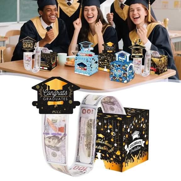 Cosmug Cash Box Money Gift Box Under $10 for Graduation Party, Gift Giving, Cash Gift, Graduation Gift