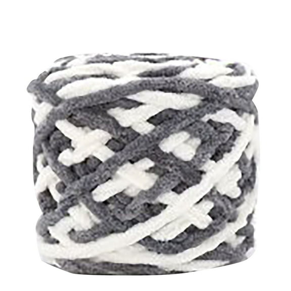 Cosmug Chunky Yarn Acrylic Bulky Washable Hand Knitting Yarn for Diy Blanket Sweater Scarf Soft Polyester Crochet Yarn for Beginners Craft Projects 1 Ball of Yarn