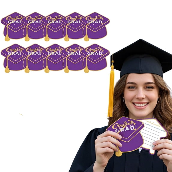 Cosmug Congrats Grad Cards Under $10 for Graduation Party, Greeting, Gift Giving, Party Decor, Graduation Cards