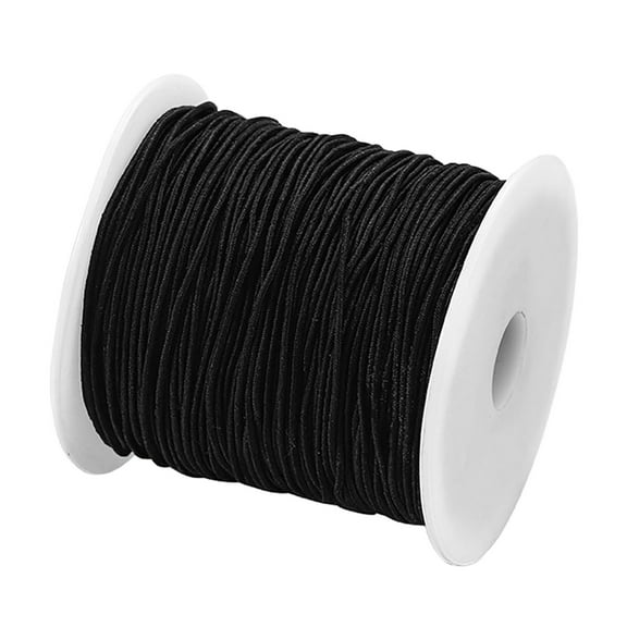 Cosmug Elastic Cord Thread Jewelry Making Necklace Bracelet Beading String Waxed Cotton Cord Macrame Rope Diy Craft Supplies Beading Material Sewing Elastic String Clothing Accessories 1 Roll