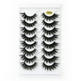 thumbnail image 1 of Cosmug False Eyelashes Fluffys 8D Faux Minks Lashes Cat-Eye Wispy Lashes 8 Pairs Pack Dramatic Long Thick Volume Fake Eye Lashs Multipacks, False Eyelashes, 1 of 8