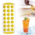 thumbnail image 1 of Cosmug Flexible 21-Cavity Round Silicone Ice Cube Tray with Lid, Non-Stick Easy-Release Ice Mold for Freezer, for Cocktails, Lemonade, and Party Drinks, 11.7" x 4.6" x 0.9", 1 of 5