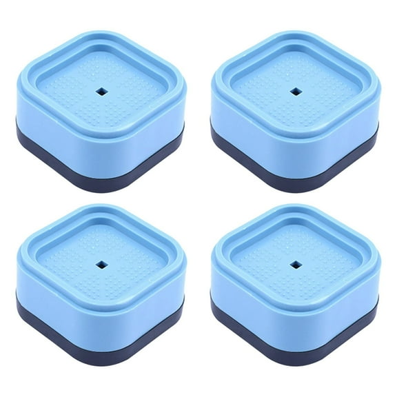 Cosmug Furniture Adjustable Bed Risers Heavy Duty Table Desk Couch Chair Sofa Cabinet Legs Lift Elevator Anti Slip Foam Rubber Pad Floor Protection 4 Pack 4X Protective Pads