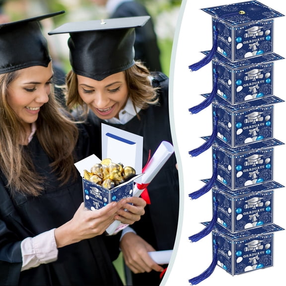 Cosmug Graduation Cap Box Under $10 for Graduation Party, Party Favors, Centerpiece, Gifts, Favor Boxes