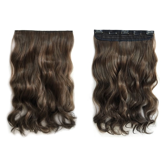 Cosmug Hair Extensions This Product Is a Luxurious 22 inch Long Plug-In Hair Extender, Which Makes Your Hair Fuller and Longer In An Invisible and Painles Way., Human Hair Extensions Clearance Sale
