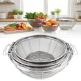 thumbnail image 1 of Cosmug Kitchen Sieve Under $10 for Kitchen Cooking, Draining Pasta, Washing Vegetables, Baking, Mesh Strainers, 1 of 10