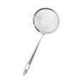 thumbnail image 1 of Cosmug Kitchen Stainless Steel Wire Fine Mesh Oil Strainer Flour Sieve Colander Grease Separator Skimmer Ladle Cooking Soup Filter Fat Scooping Gadget 1X Multi-Purpose Stainless Steel Strainer, 1 of 7