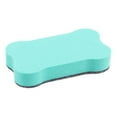 thumbnail image 1 of Cosmug Magnetic Bone-Shaped Whiteboard Eraser - 4"X2.5" Felt Surface with Non-Scratch Base, Multi-Color Classroom Cleaning Tool for Teachers (Set of 4: Red/Yellow/Blue/Green)** |, Green, 1 of 8