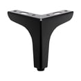 thumbnail image 1 of Cosmug Metal Furniture Legs 4 Pack Modern Black Steel Feet Replacement Legs for Sofa Cabinet Chair Bed Support Mid Century Style with Floor Protectors Hardware for Diy Furniture Upgrade, 1 of 9