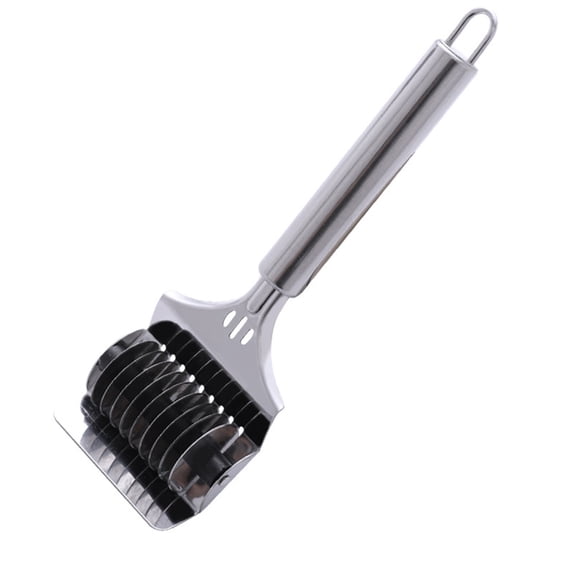 Cosmug Pasta Noodle Cutter Roller, Spaghetti Maker with Multi-Wheel Design, Dough Lattice Cutter for Homemade Noodles, Kitchen Gadget for Pastry Bread Cookie Cutting, Cooking Tool 1Pc Noodle Cutter