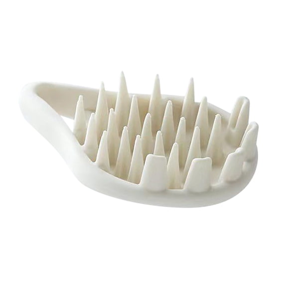 Cosmug Silicone Scalp Massage Brush Shampoo Comb Shower Body Washing Hair Care Tool Deep Clean Dandruff Removal Stress Relief Bath Accessory Blood Circulation Promoter Head Spa Massager