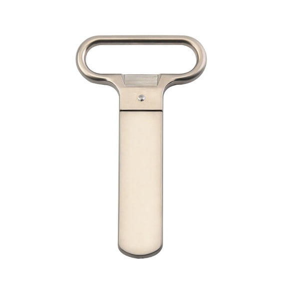 Cosmug Two-Prong Cork Puller Wine Opener Professional Waiters Corkscrew Stainless Steel Bottle Opener for Old Fragile Corks Bar Tool Accessories A Portable Alloy Wine Opener
