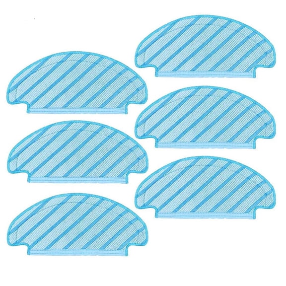 Cosmug Vacuum Cleaner Cleaning Cloths 6 Pack Mop Pads Replacement for Deebot Ozmo T8 920 950 Robot Vacuum Washable Reusable Wipes 6 Pcs Cleaning Mop Cloth