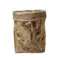 thumbnail image 1 of Cosmug Washable Kraft Paper Storage Bag Reusable Plant Pot Cover Multipurpose Home Organizer for Flowers Crafts Toys Toiletries Eco-Friendly Decorative Container Black Medium Size Washable, 1 of 8