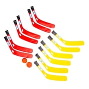 Cosom Hockey Set, Plastic, Includes 12 Sticks, Ball, Puck