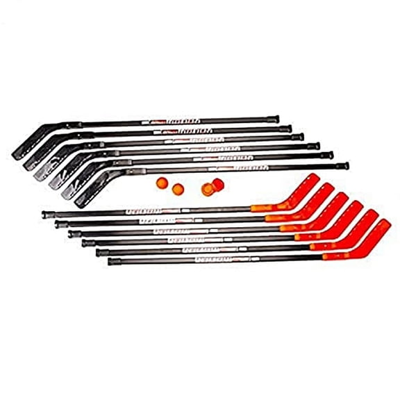 Cosom Senior Hockey Sticks, 16 Pieces, 47" Power Shaft