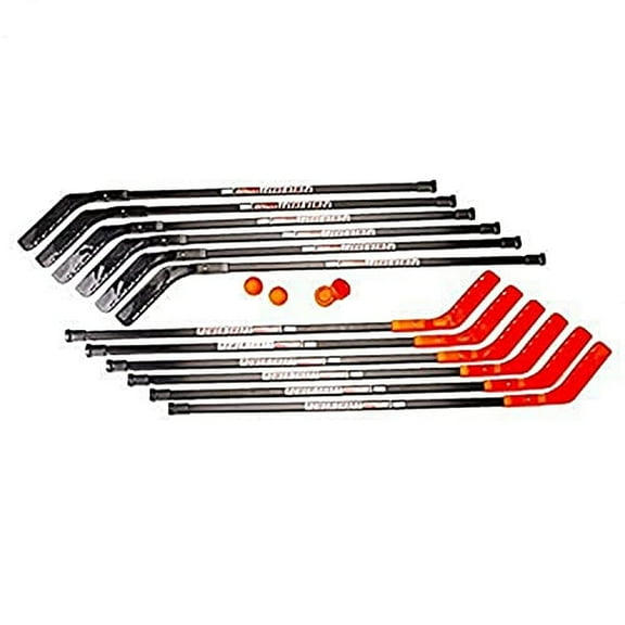 Cosom Senior Hockey Sticks, 16 Pieces, 47" Power Shaft