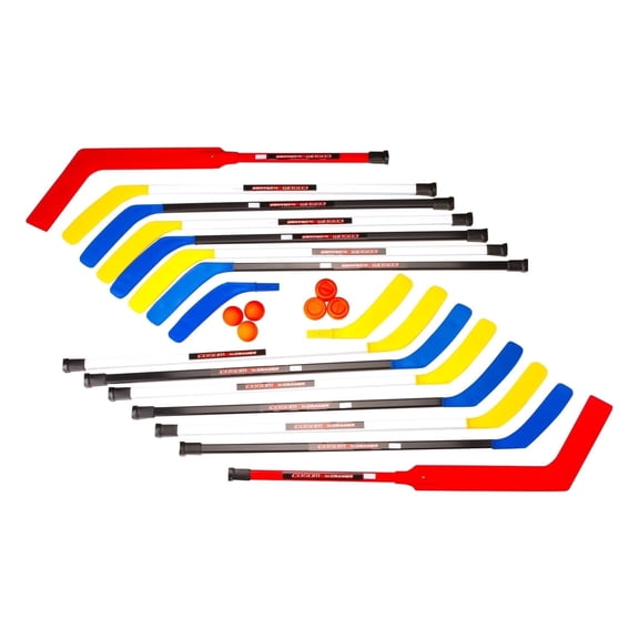 Cosom Senior Hockey Sticks, 20 Pieces, 47" Standard Shaft