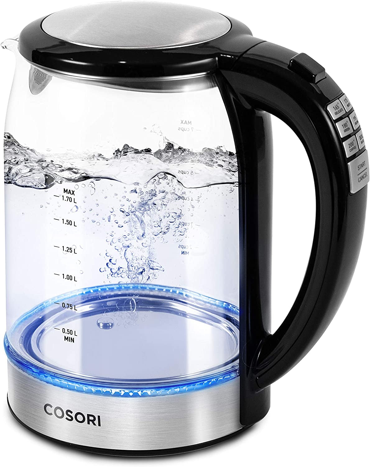 Cosori 1.7-Liter Electric Kettle with 6 Temperature Presets, Automatic  Shut-off 