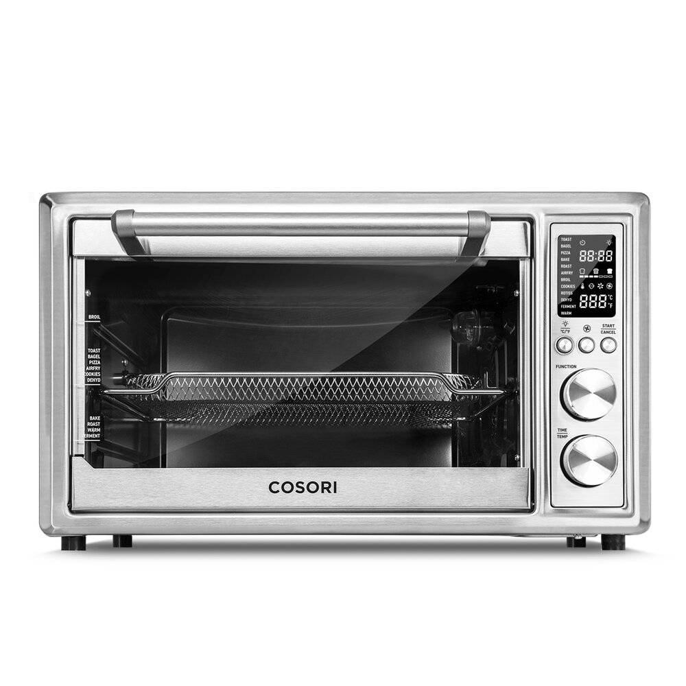 Cosori Toaster Oven Air Fryer CO130-AO-RXS, 32QT Large SS Countertop Convection Oven, 12-in-1 - image 1 of 11