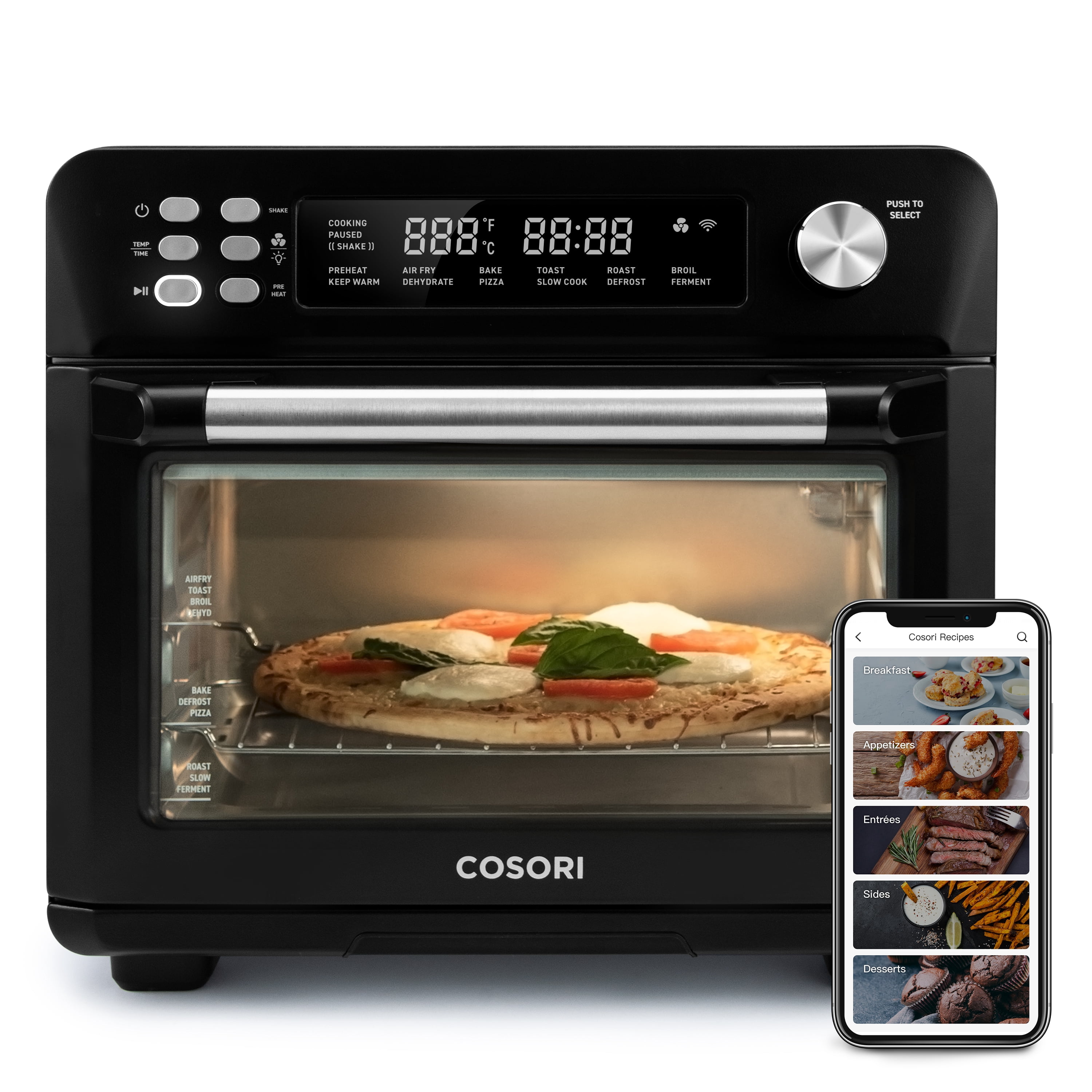 COSORI Original Dehydrator Combo, Smart 26.4QT Large Stainless