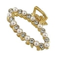 Cosplay Accessories, Elegant Girl Pearl Metal Large Hair Claw Crab