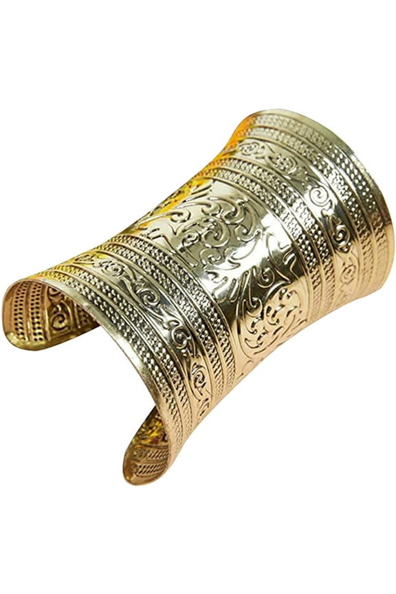 Cosplay Accessories The Bangles Cuff Bracelet Arm Tribal Gold Costume Wrist Alloy