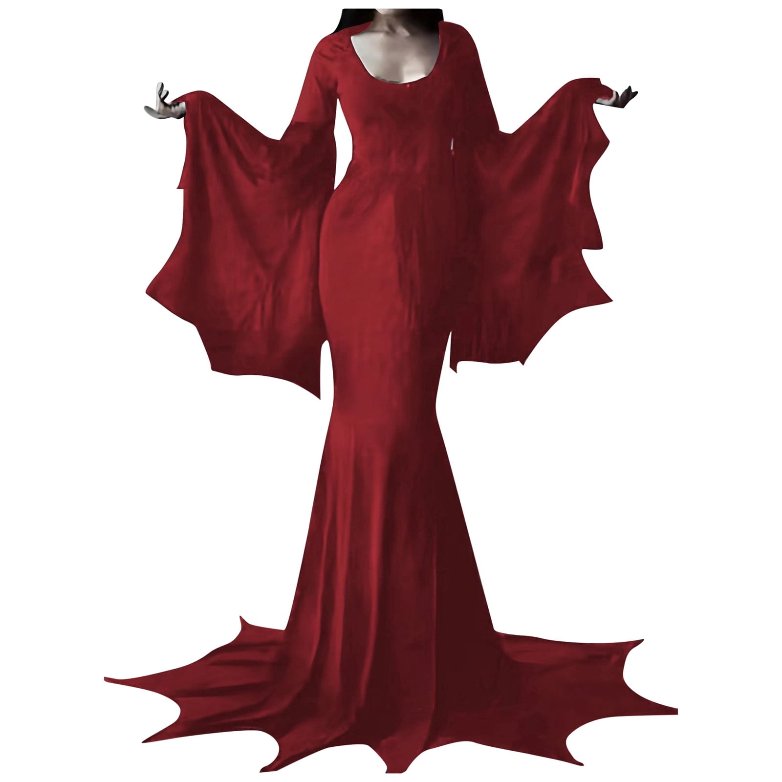 Cosplay Costume Halloween Christmas Outfits Ladies Round Neck Bat