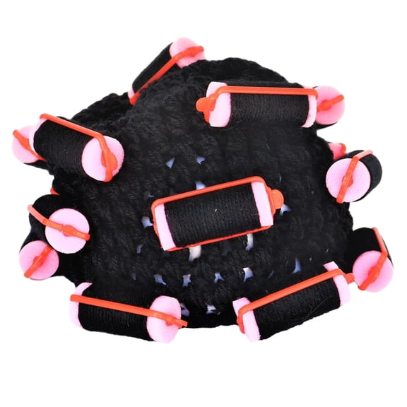 Cosplay Curler Hat for Teens Girl Practical Joke Props Stretchy Beanies Carnival Party Dress Up Costume Hat Stage Props