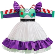 Cosplay Dress Halloween Costume with Wing for Party Christmas Birthday Dress up