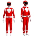thumbnail image 1 of Cosplay Jumpsuit Bodysuit Full Body Spandex Style Soft Brushed Fabric Hidden Zipper for Halloween Party Comic Con Stage Performance for Boys and Girls Red 130, 1 of 5