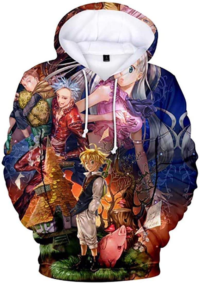 2023 Hip Hop Men/women The Seven Deadly Sins Sweatshirts Kawaii Coats 3D Anime  Nanatsu No Taizai Pullover Hoodies Japan Tops - AliExpress