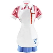 Cosplay Life Danganronpa Super Mikan Tsumiki Cosplay Costume - Japanese Anime and Manga Nurse Maid Outfit Halloween Dress (S)