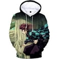 thumbnail image 1 of Cosplay Life Demon Slayer Anime Pullover Hoodie - Halloween Unisex Adult Manga Character Merch Sweater With Kangaroo Pockets (4, 2XL), 1 of 2