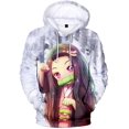thumbnail image 1 of Cosplay Life Demon Slayer Anime Pullover Hoodie - Halloween Unisex Adult Manga Character Merch Sweater With Kangaroo Pockets (9, XL), 1 of 3