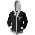 thumbnail image 1 of Cosplay Life Legend of Zelda Breath of The Wild Twilight Princess Kangaroo Pocket Cosplay Hoodies - Unisex Pullover Sweaters (Black, L), 1 of 3
