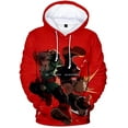 thumbnail image 1 of Cosplay Life My Hero Academia Cosplay Hoodie Boku No Hero Anime Drawstring Pullover Sweater Kangaroo Pockets For Unisex Adult (H, 2XL), 1 of 3