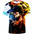 thumbnail image 1 of Cosplay Life My Hero Academia Fashion T-Shirts Boku No Hero Crew Neck Tshirts For Unisex Adult, 1 of 1