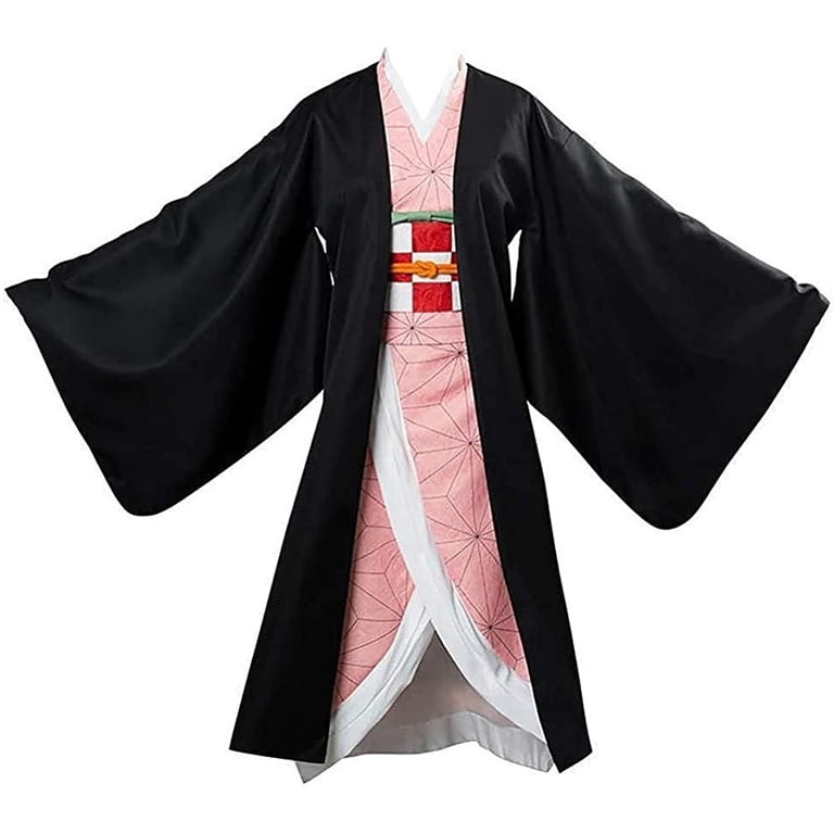 nezuko dress design Cosplay Life Nezuko Kamado Unisex Fancy-Dress Costumes with 3D Printed  Design for Adults, Size M