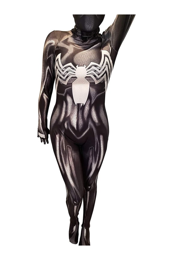 She Venom Suit Lycra Fabric Bodysuit Cosplay Costume
