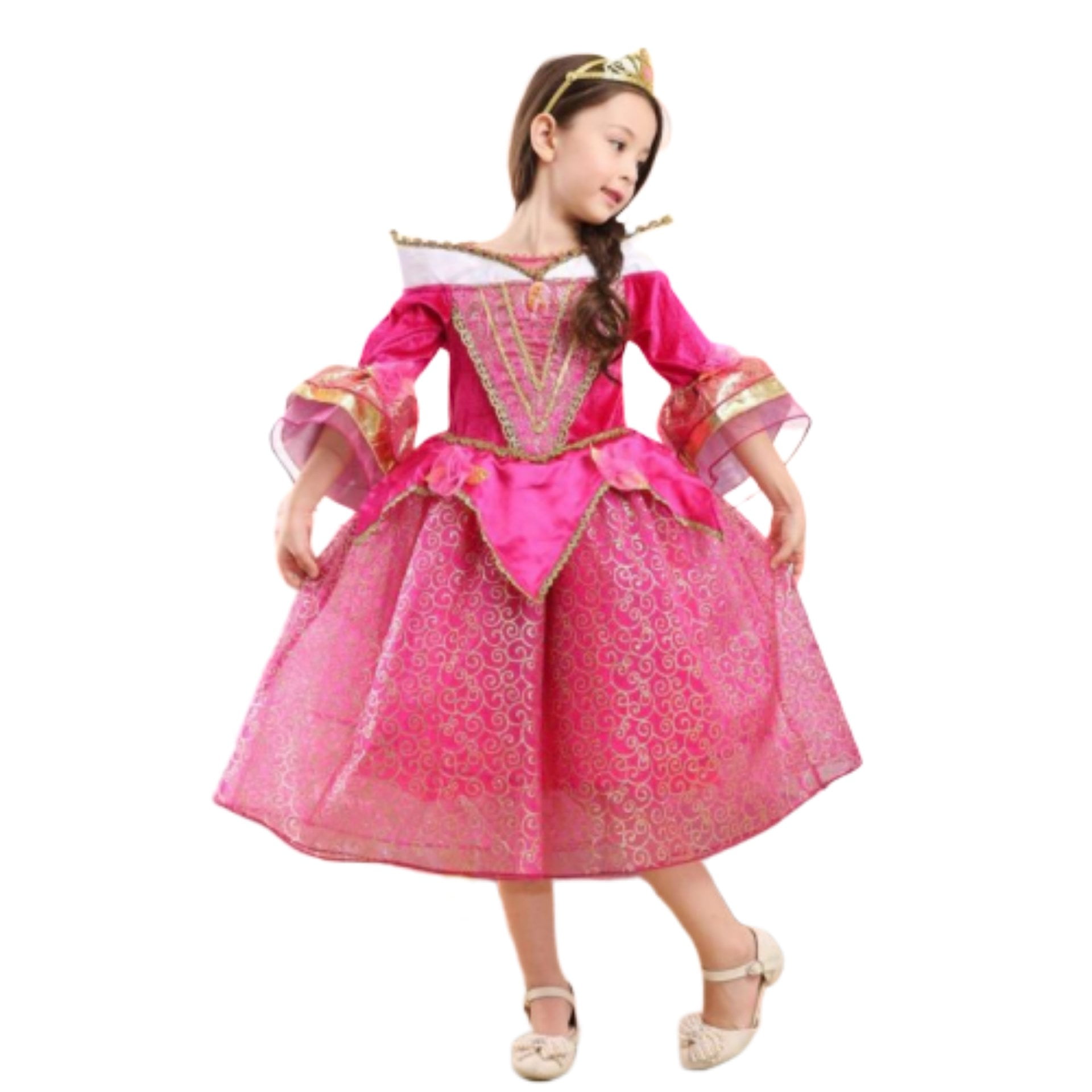 selkie wedding dress Disney Sleeping Beauty Maid Aurora Briar Rose Cosplay Costume – Gcosplay main image 0