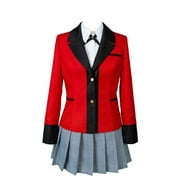 Cosplay Life Yumeko Jabami School Outfit Uniform - Kakegurui Compulsive Gambler Cosplay Costume – Unisex Anime Halloween Dress (XL)