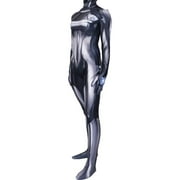 Cosplay Life Zero Suit Samus Black Metroid Cosplay Costume | Fabric Bodysuit Zentaisuit | ZSS Halloween Costume Black, L