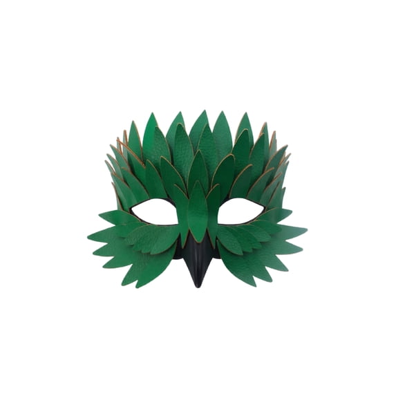 Cosplay Mask, Bird Eagle Wing Masquerade Half‑Face Mask, Faux Leather Feather‑Style Animal Costume Mask, Adjustable Strap Mask for Halloween Cosplay, Carnival, Renaissance Fair & Gothic Party