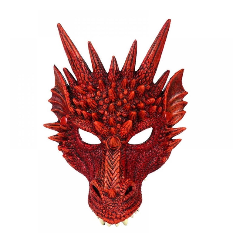 Cosplay Mask Dragon's Head Mask Half Face Mask for Festival Party