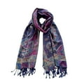 thumbnail image 1 of CosplaySpa Exquisite Paisley Pashmina Shawl - Luxurious Silk Scarf for Adult and Teen Women, 1 of 6