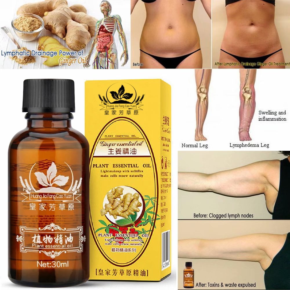 Cosprof 100 PURE Lymphatic Drainage Ginger Oil Nederland Ubuy