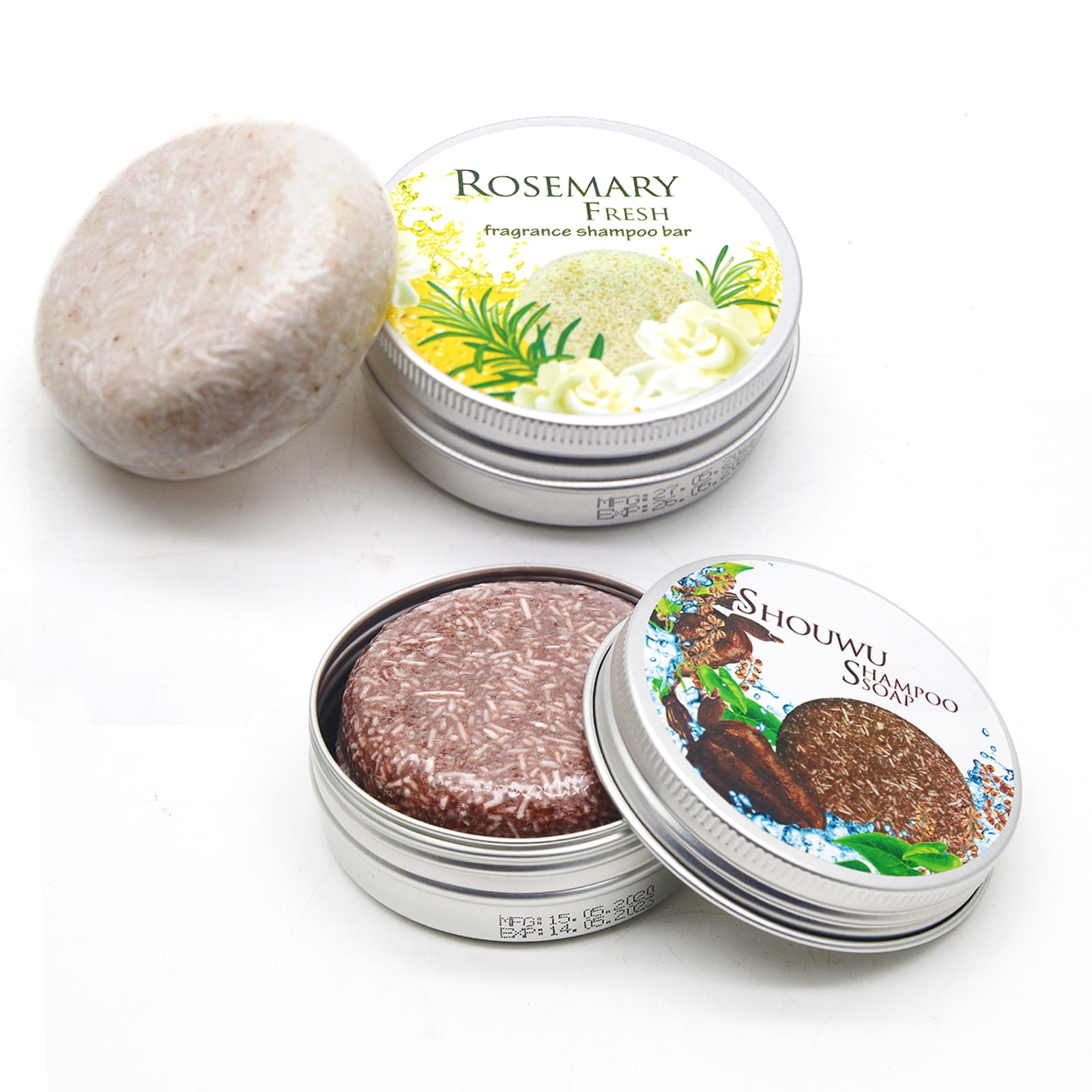 Cosprof Organic Natural Grey Reverse Shampoo Bar, 100 Natural